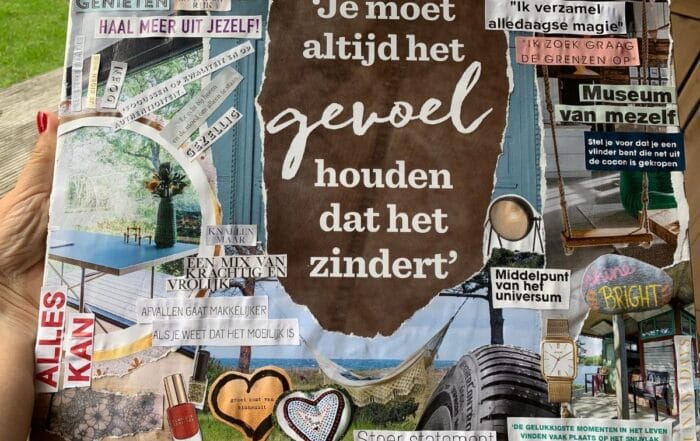 Een visionboard maken heeft me in het tweede jaar van mijn fulltime ondernemerschap geholpen om keuzes te maken en richting te kiezen.
