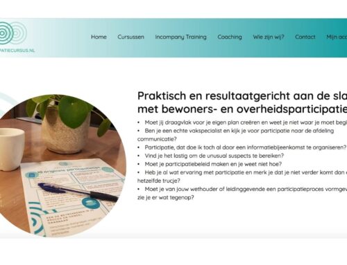 Participatiecursus.nl staat online!